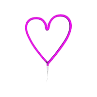 Magenta heart image  