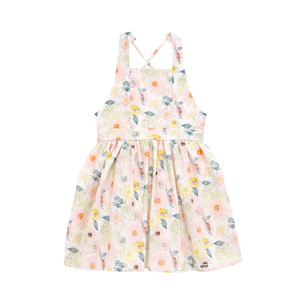 Girls it back dress in floral print