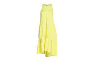 Adult tank dress in yellow